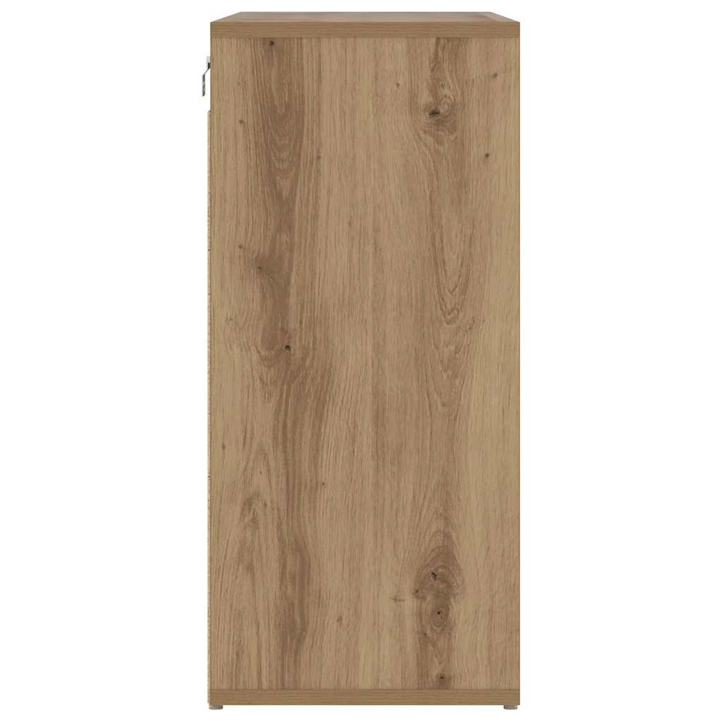 Skoskåp 77,5 X 30 X 67 Cm Konstruerat Trä Artisan-Ek