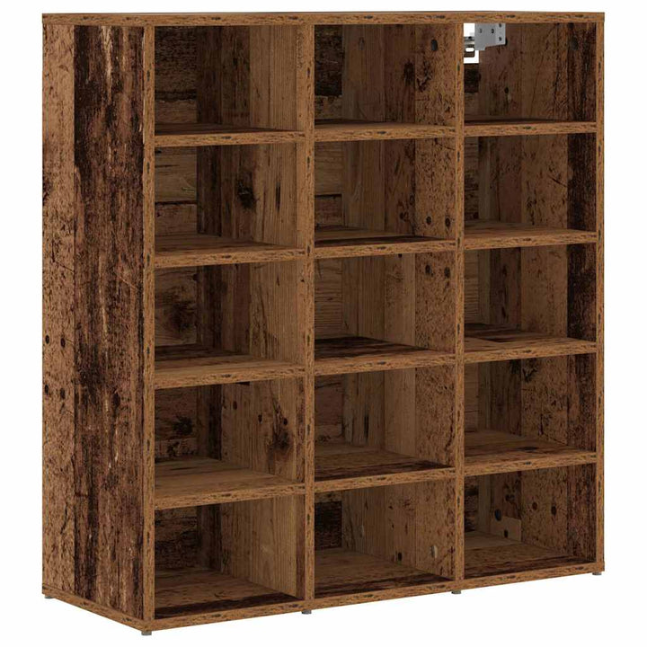 Skoskåp 77,5 X 30 X 83,5 Cm Konstruerat Trä Gammalt Trä