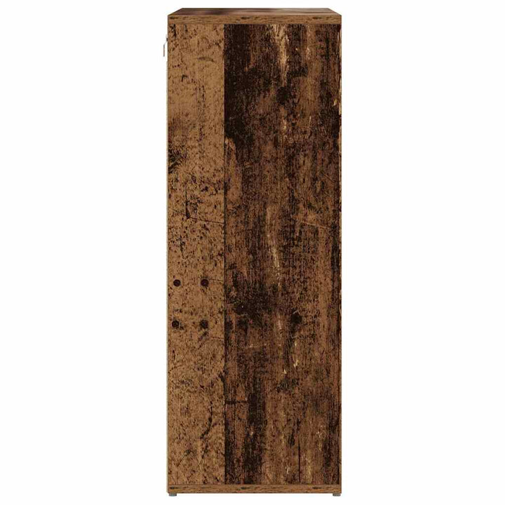 Skoskåp 77,5 X 30 X 83,5 Cm Konstruerat Trä Gammalt Trä