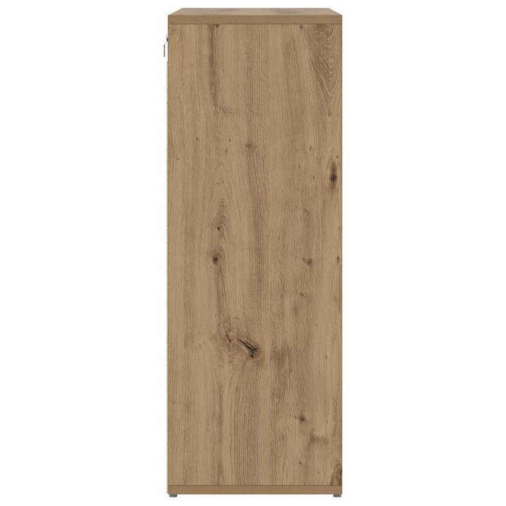 Skoskåp 77,5 X 30 X 83,5 Cm Konstruerat Trä Artisan-Ek