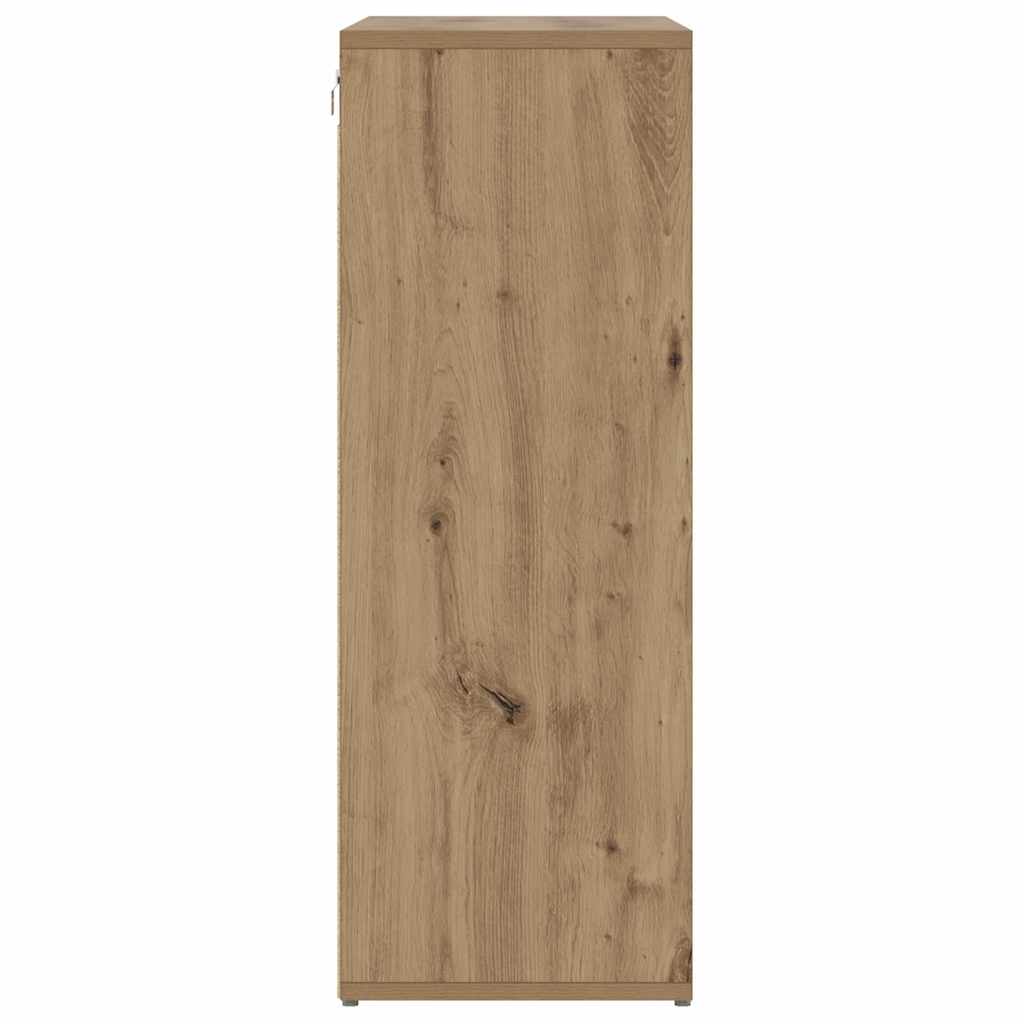 Skoskåp 77,5 X 30 X 83,5 Cm Konstruerat Trä Artisan-Ek