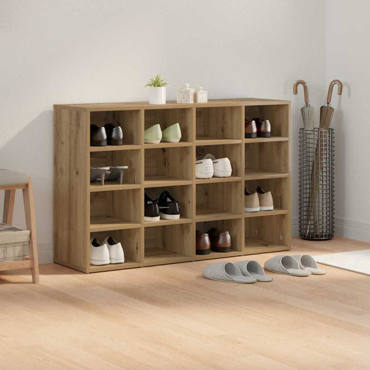 Skoskåp 103 X 30 X 67 Cm Konstruerat Trä Artisan-Ek