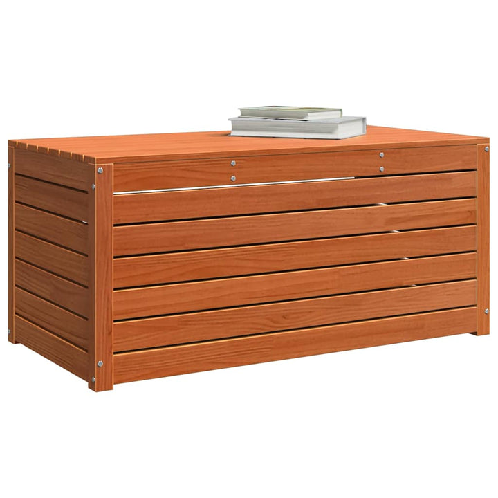 Förvaringslåda Vaxbrun 101 X 50,5 X 46,5 Cm Konstruerat Trä