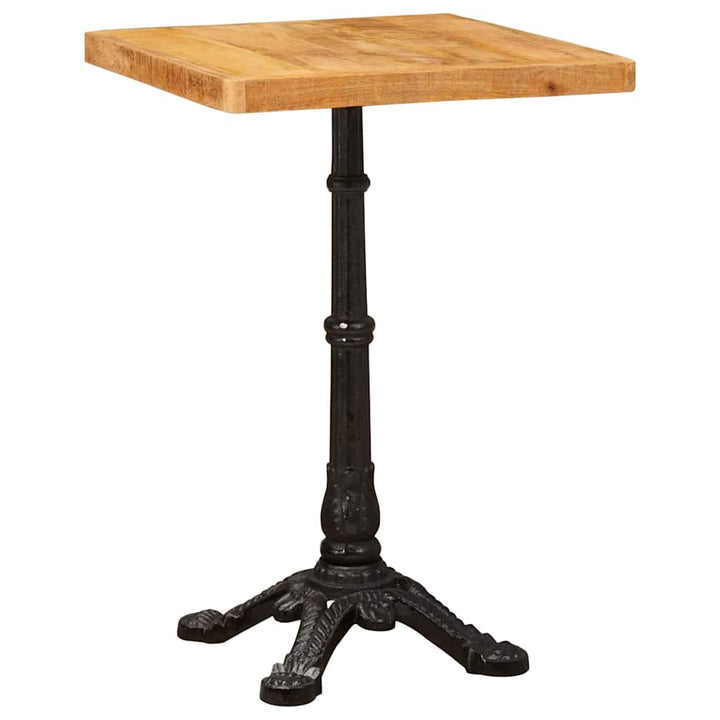 Bistrobord Brun 50 X 50 X 76 Cm Massivt Mangoträ