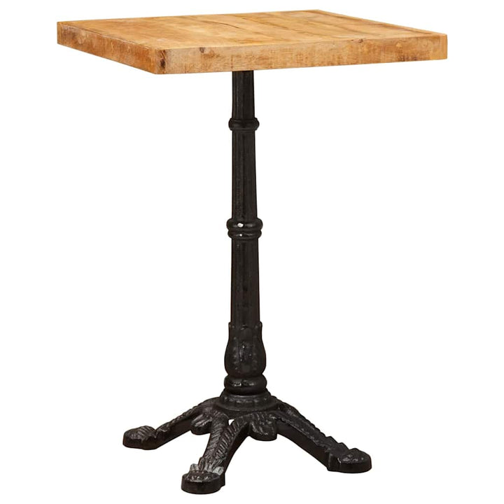 Bistrobord Brun 50 X 50 X 76 Cm Massivt Mangoträ