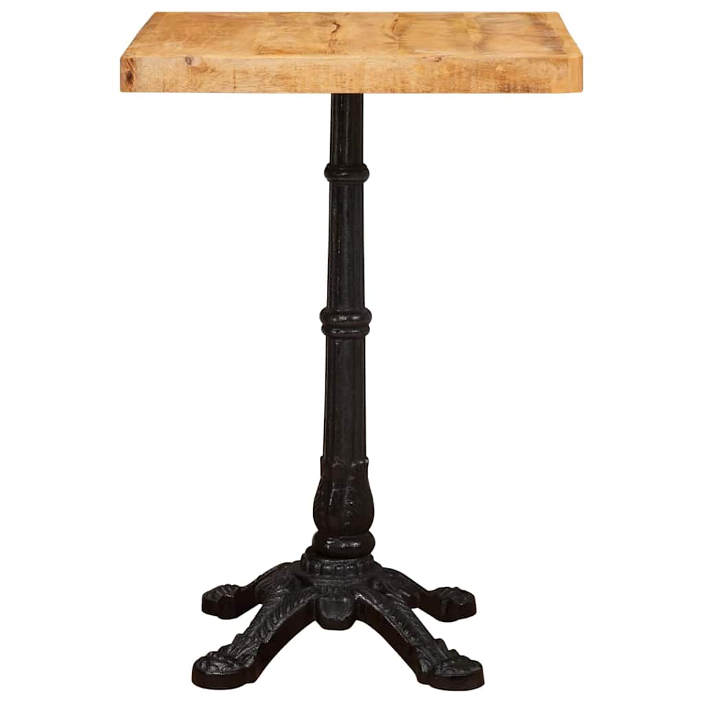 Bistrobord Brun 50 X 50 X 76 Cm Massivt Mangoträ