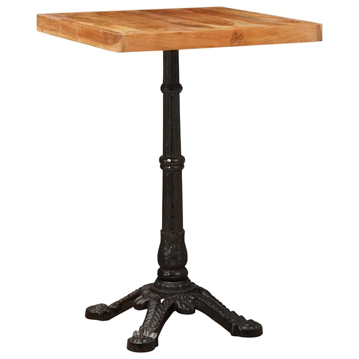 Bistrobord Brun 50 X 50 X 76 Cm Massivt Akaciaträ