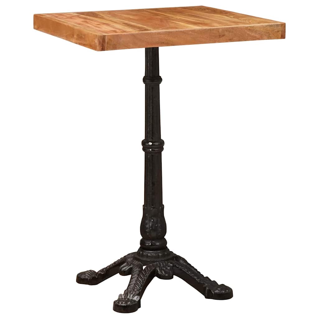 Bistrobord Brun 50 X 50 X 76 Cm Massivt Akaciaträ