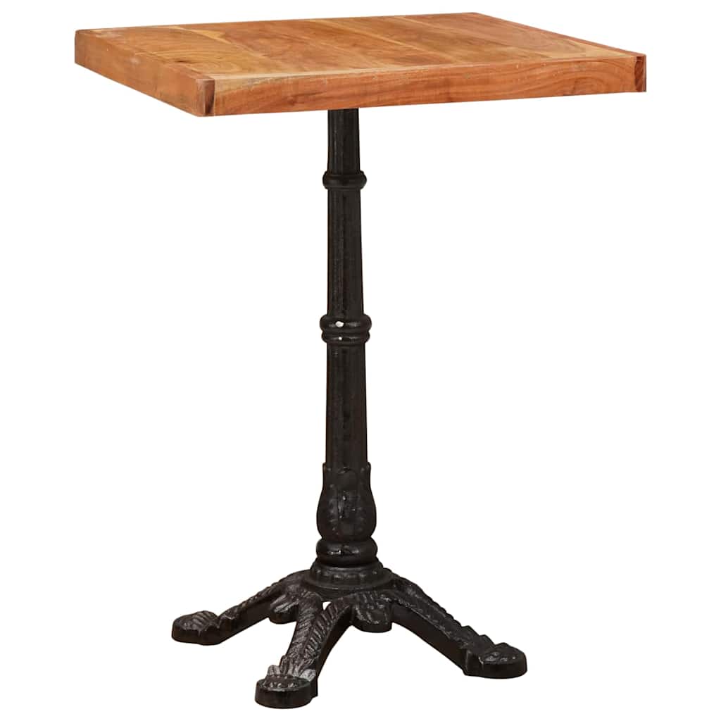 Bistrobord Brun 50 X 50 X 76 Cm Massivt Akaciaträ