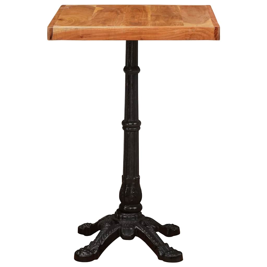 Bistrobord Brun 50 X 50 X 76 Cm Massivt Akaciaträ