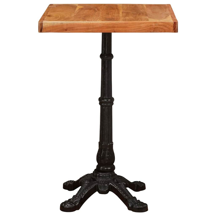 Bistrobord Brun 50 X 50 X 76 Cm Massivt Akaciaträ