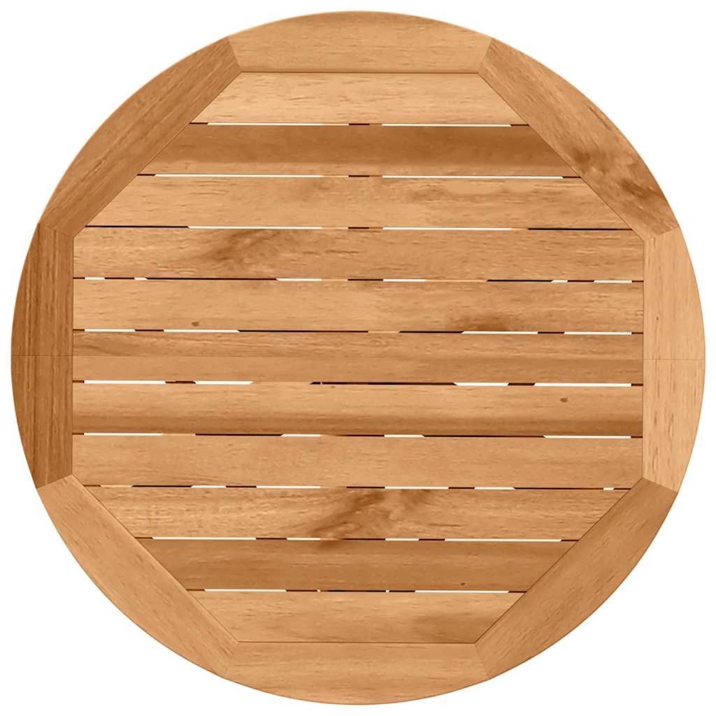 Trädgårdsmöbelset 5 Pcs Naturfärg Massivt Akaciaträ