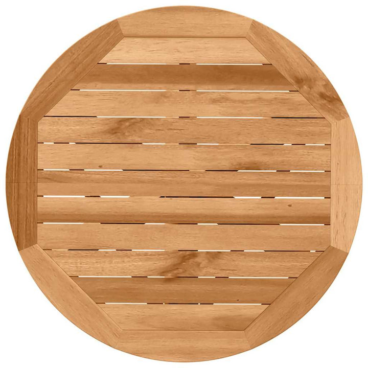 Trädgårdsmöbelset 5 Pcs Naturfärg Massivt Akaciaträ