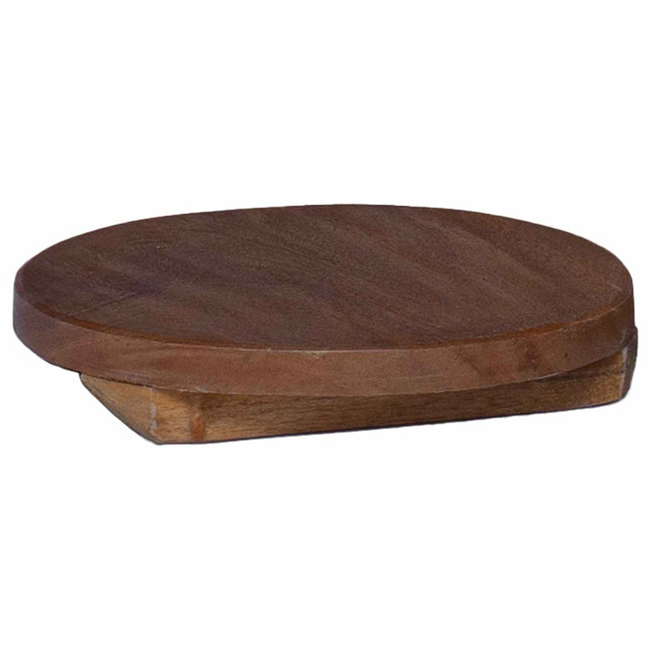 Blomkruka 3 St Naturlig 29 X 29 X 3,5 Cm Mahognyträ