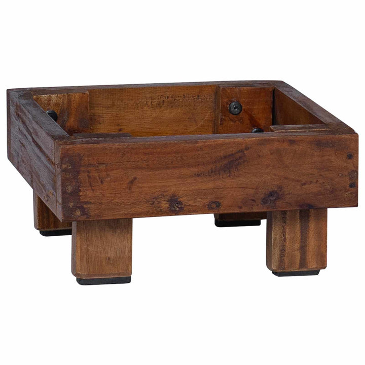 Växtställ 3 St Brun 35 X 35 X 12 Cm Mahognyträ