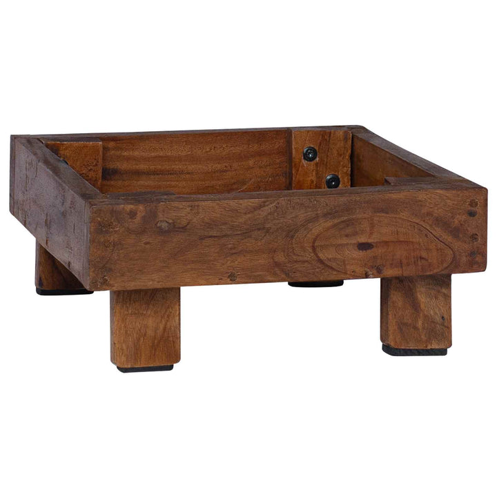 Växtställ 3 St Brun 35 X 35 X 12 Cm Mahognyträ