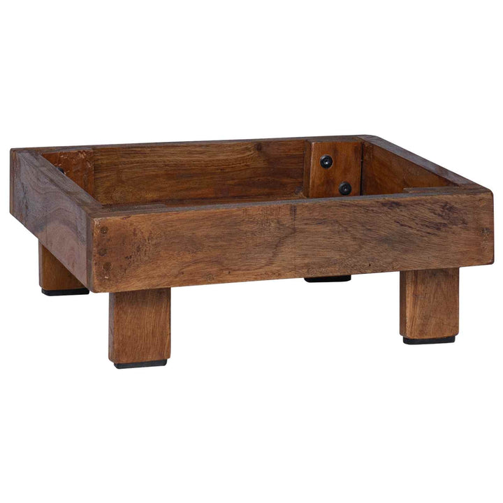 Växtställ 3 St Brun 35 X 35 X 12 Cm Mahognyträ