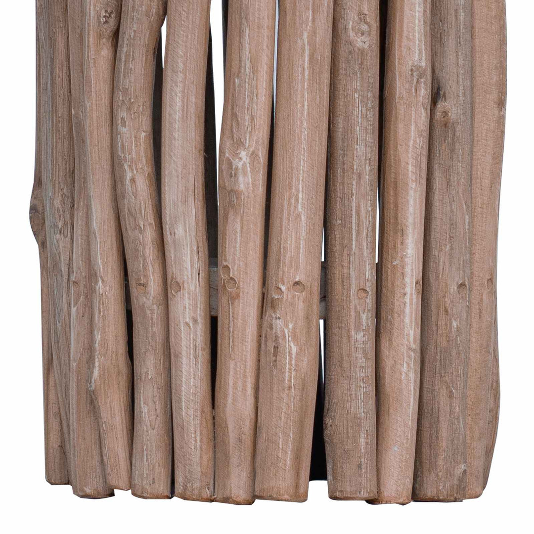 Pall Naturfärg 30 X 30 X 45 Cm Massivt Teakträ