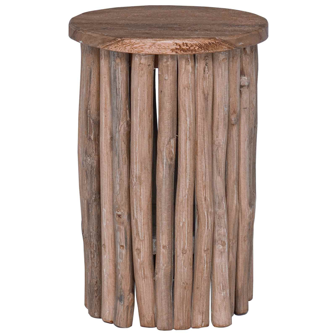 Pall Naturfärg 30 X 30 X 45 Cm Massivt Teakträ