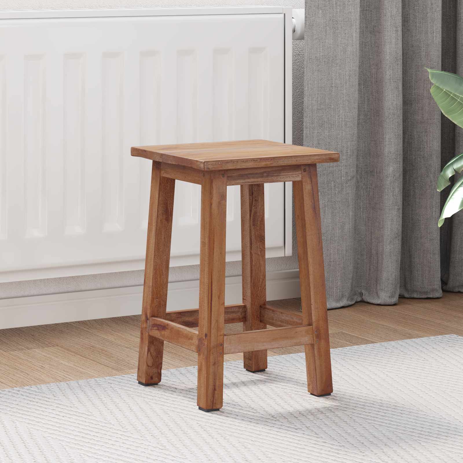 Pall Naturfärg 30 X 30 X 47 Cm Mahognyträ