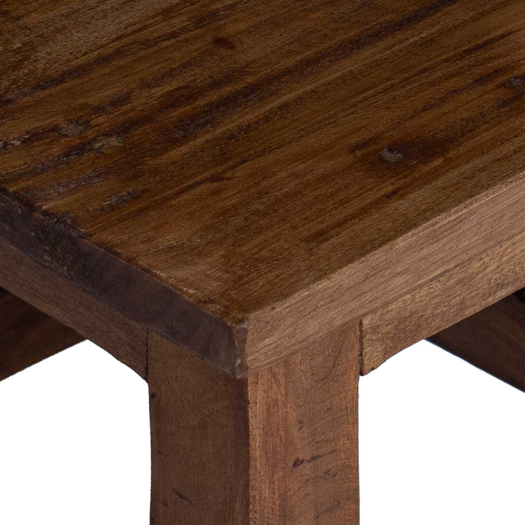 Pall Naturfärg 26 X 26 X 26 Cm Mahognyträ