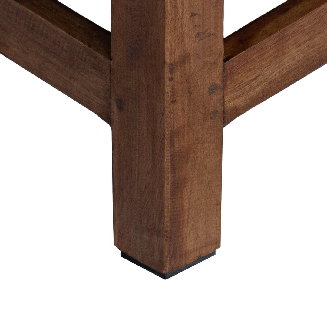 Pall Naturfärg 26 X 26 X 26 Cm Mahognyträ