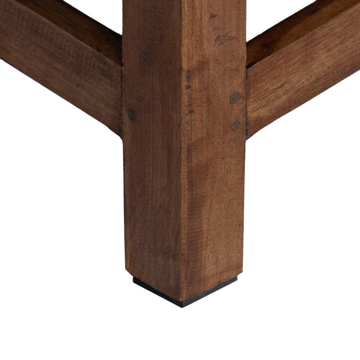 Pall Naturfärg 26 X 26 X 26 Cm Mahognyträ