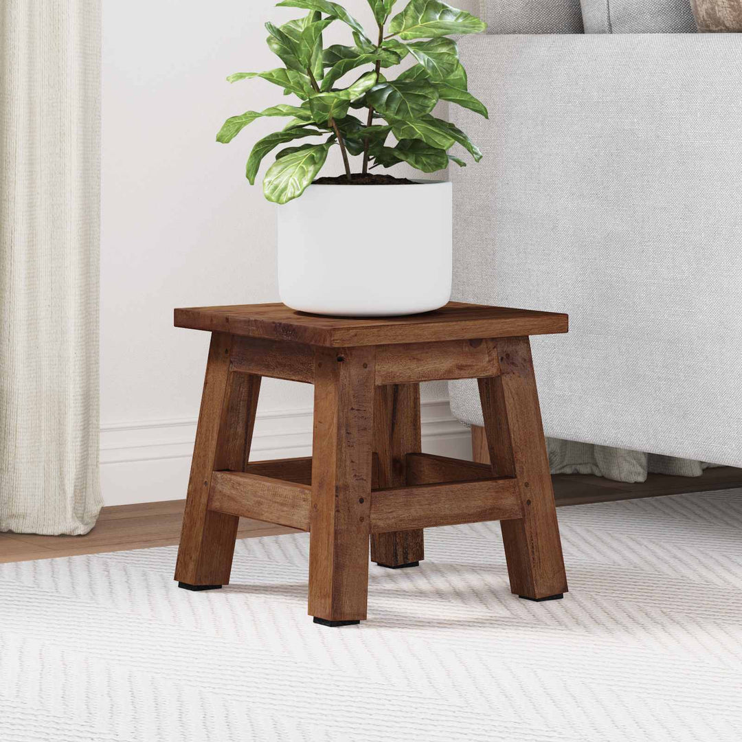 Pall Naturfärg 26 X 26 X 26 Cm Mahognyträ