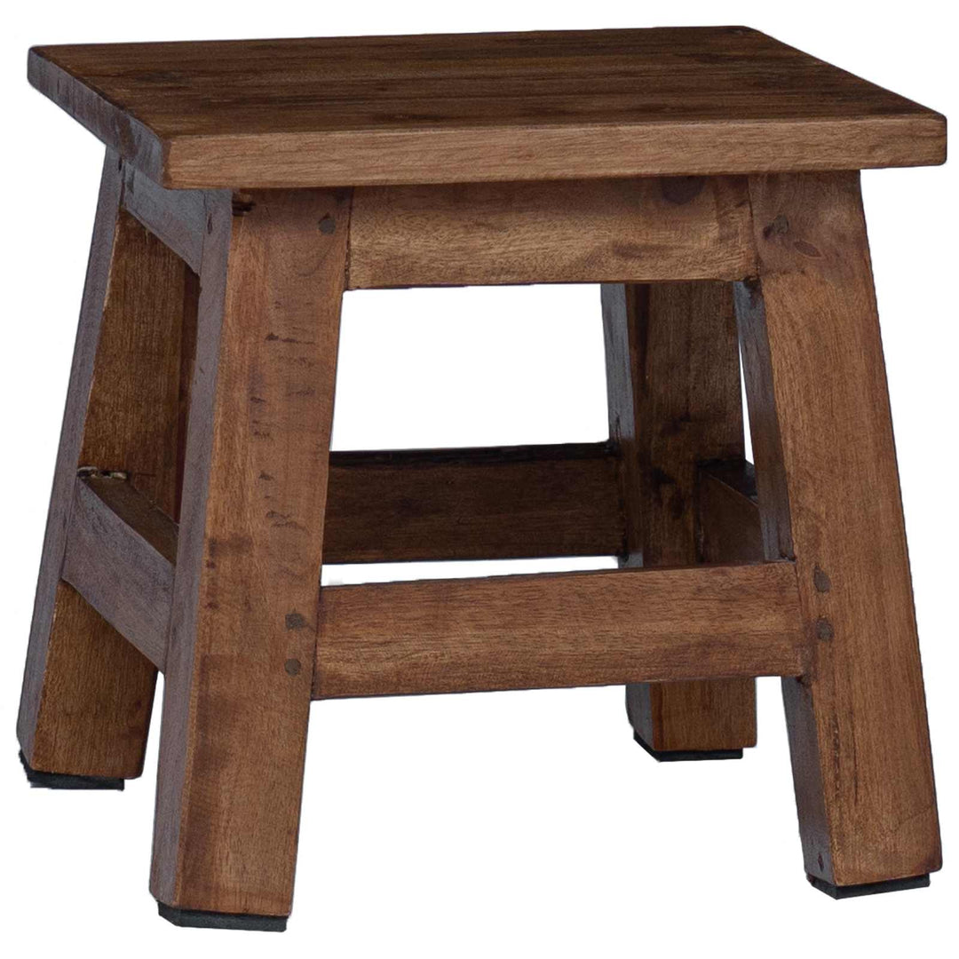 Pall Naturfärg 26 X 26 X 26 Cm Mahognyträ