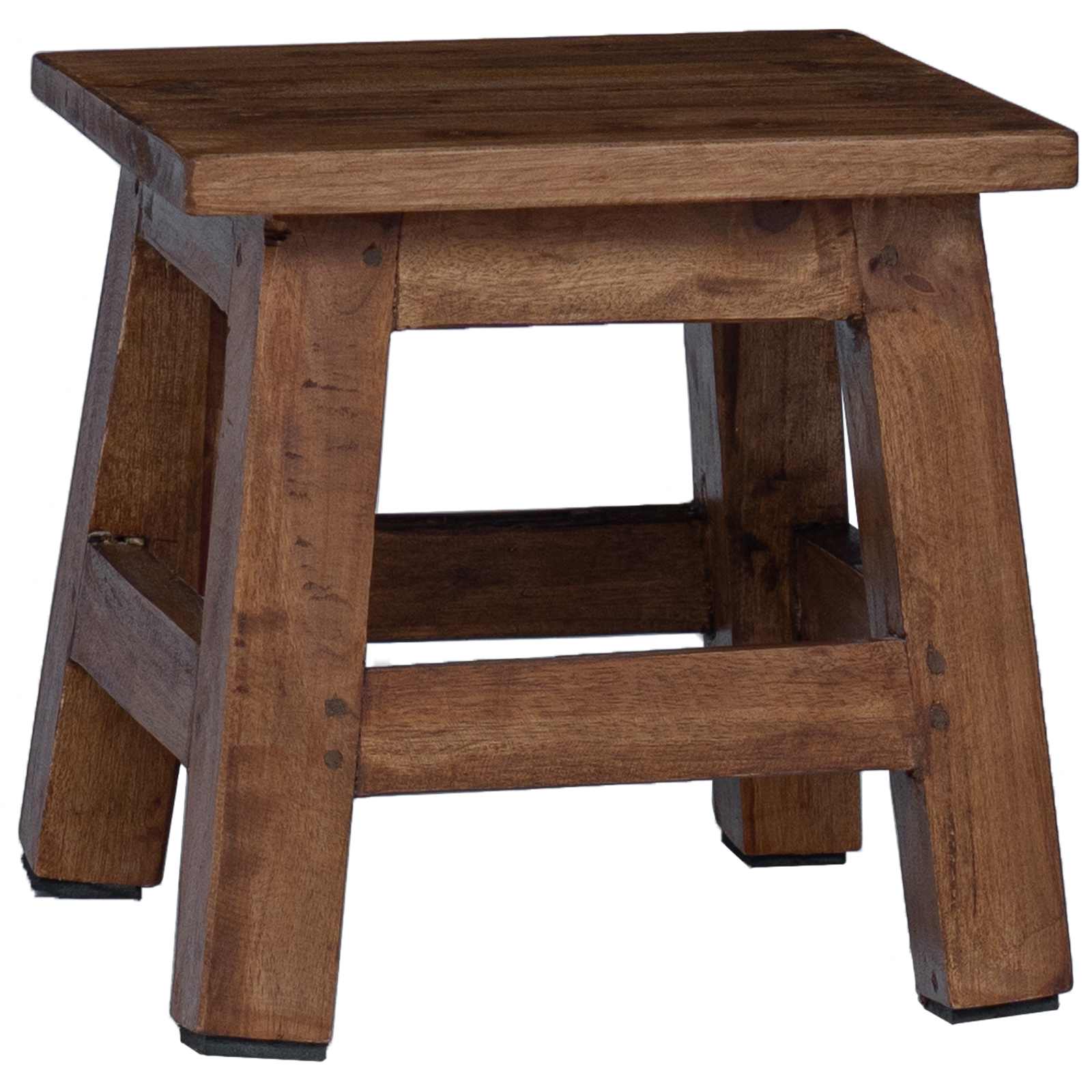 Pall Naturfärg 26 X 26 X 26 Cm Mahognyträ