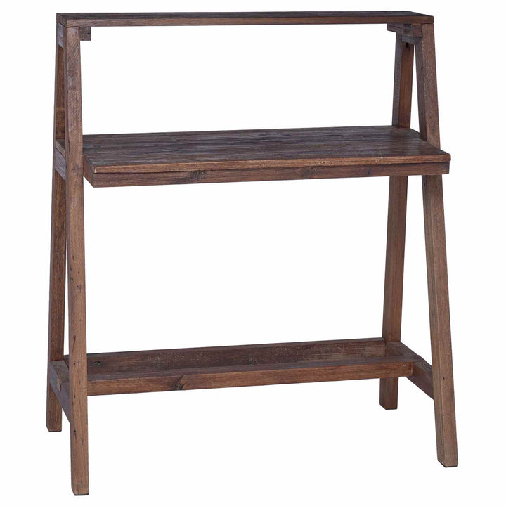 Skrivbord Brun 90 X 50 X 103 Cm Solid Återvunnen Trä