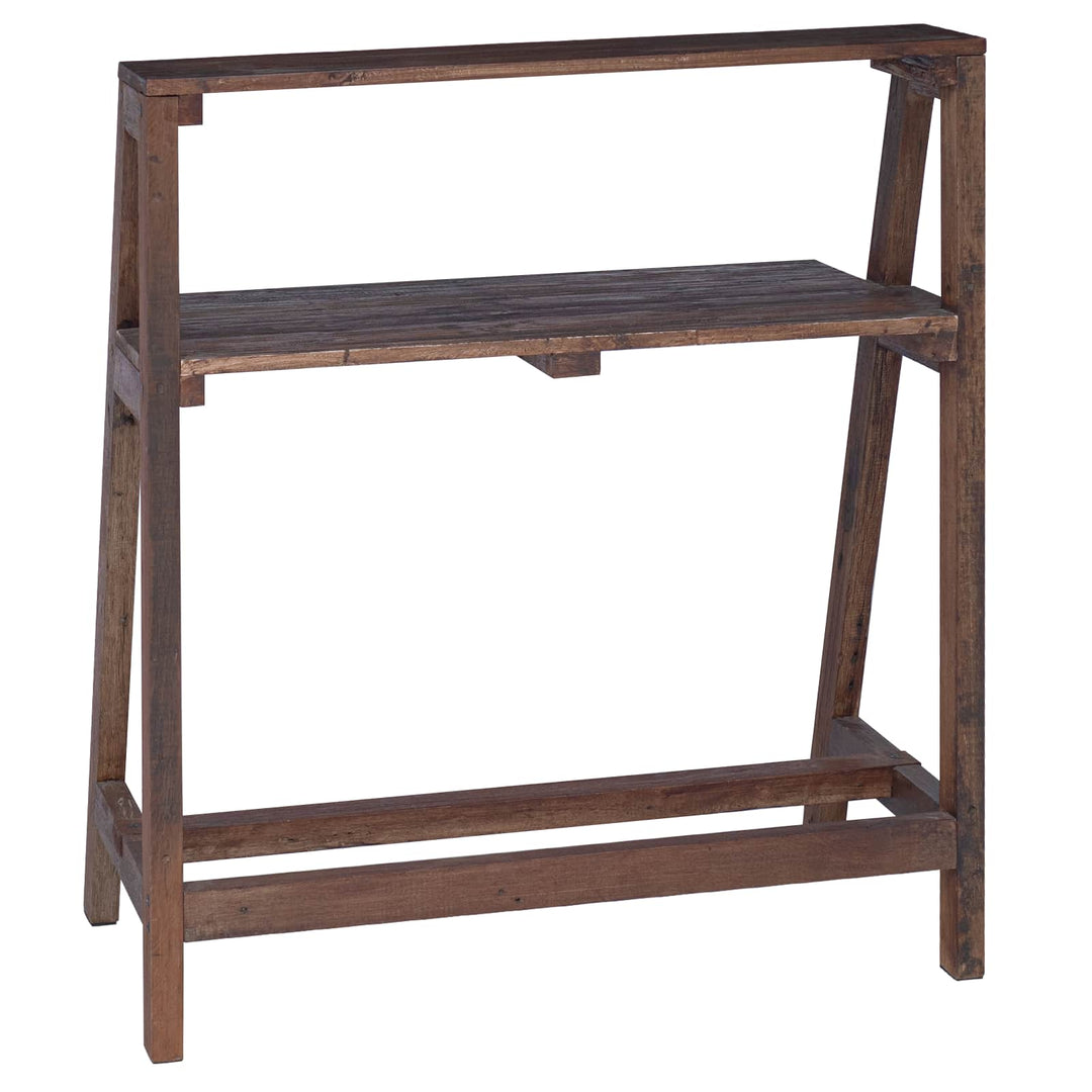 Skrivbord Brun 90 X 50 X 103 Cm Solid Återvunnen Trä