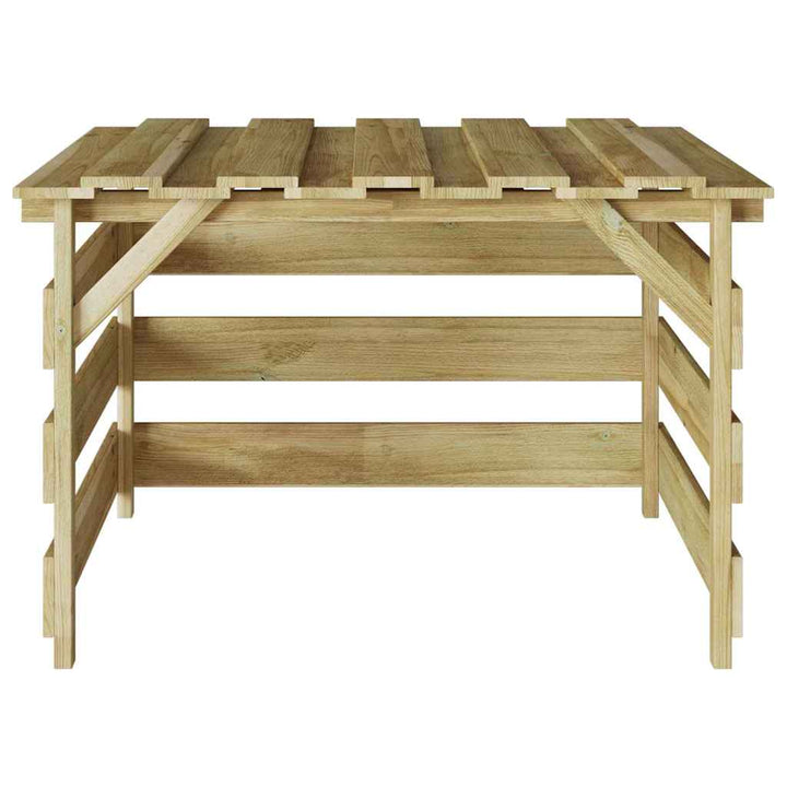 Gräsklippare Garage Brun 84 X 80 X 56 Cm Impregnerad Furu