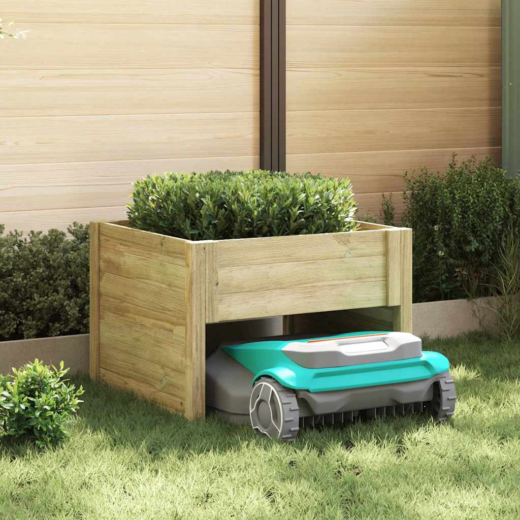 Gräsklippare Garage Brun 79 X 73 X 56 Cm Impregnerad Furu