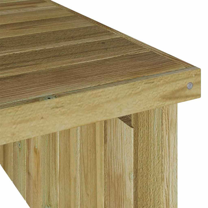 Gräsklippare Garage Brun 73.5 X 81.5 X 38.5 Cm Impregnerad Furu