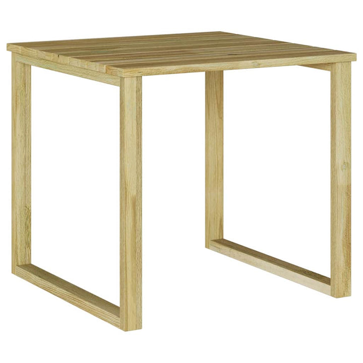Bord 3 Pcs Naturfärg Impregnerat Furuträ