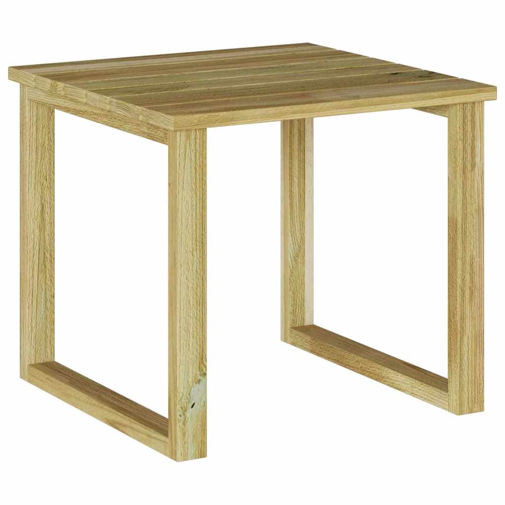 Bord 3 Pcs Naturfärg Impregnerat Furuträ