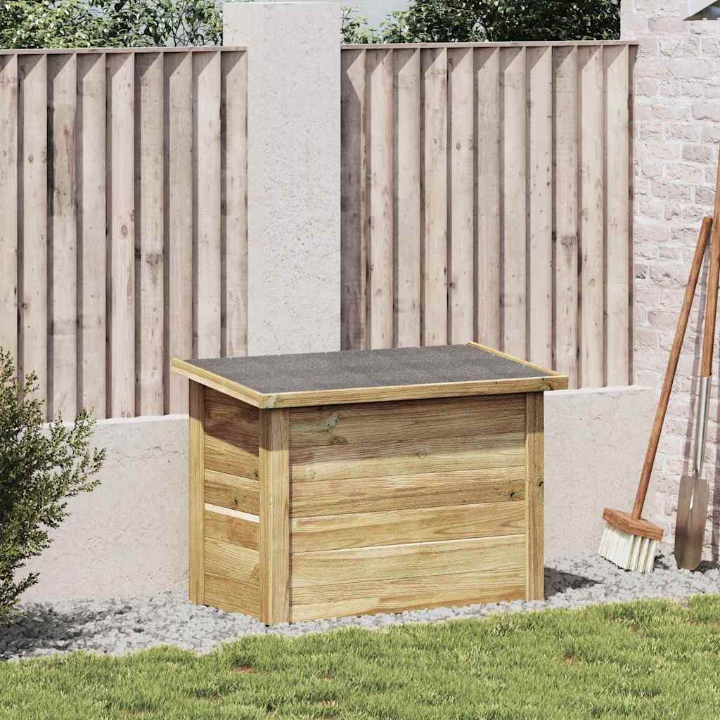 Förvaringslåda Med Lagring Naturfärg 80 X 44,5 X 57,5 Cm