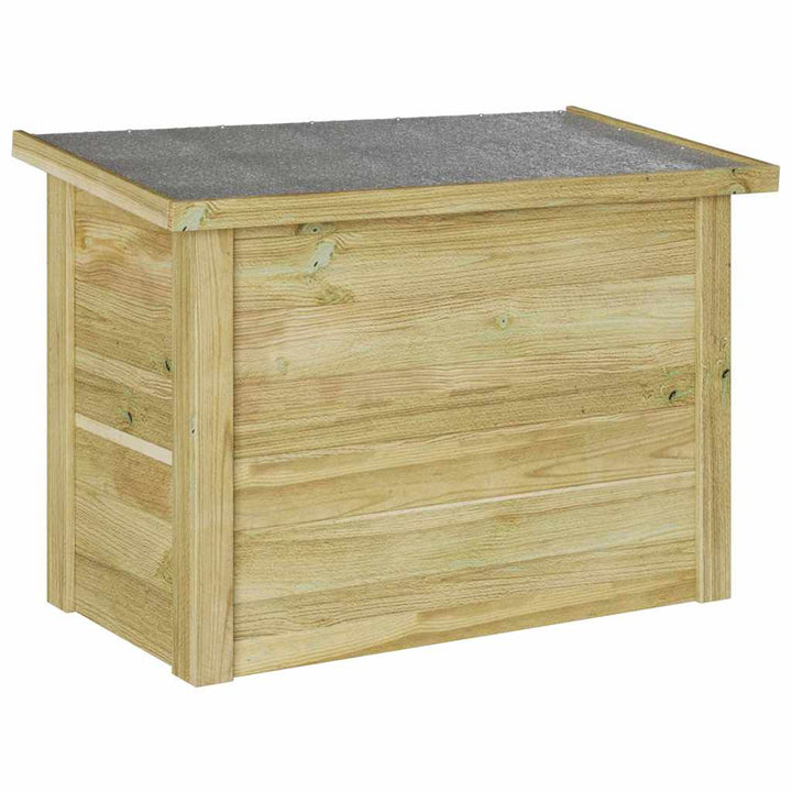 Förvaringslåda Med Lagring Naturfärg 80 X 44,5 X 57,5 Cm