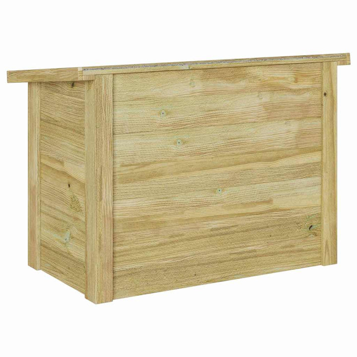 Förvaringslåda Med Lagring Naturfärg 80 X 44,5 X 57,5 Cm