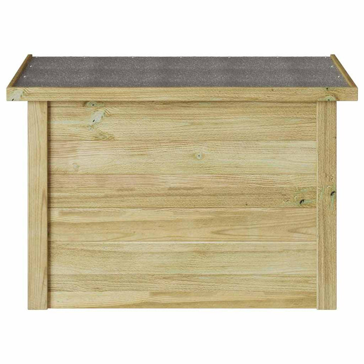 Förvaringslåda Med Lagring Naturfärg 80 X 44,5 X 57,5 Cm