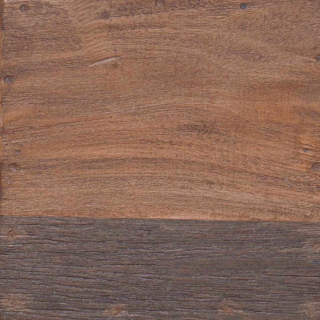 Pall Naturfärg 29 X 29 X 48 Cm Massivt Återvunnet Trä