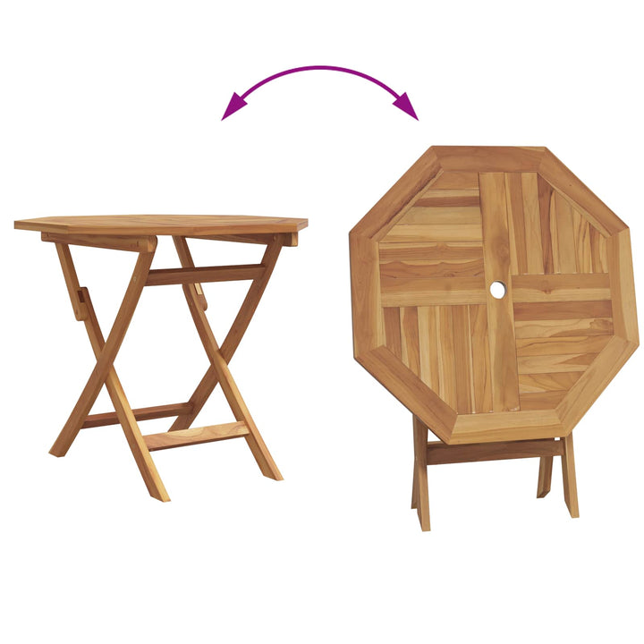 Trädgårdsmöbelset 3 Pcs Brun Massivt Akaciaträ