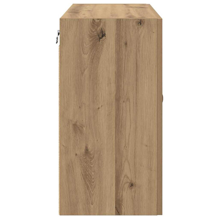 Väggskåp 60 X 31 X 60 Cm Konstruerat Trä Artisan Ek