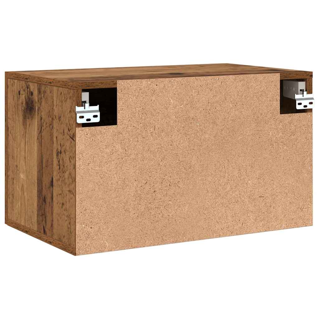 Väggmonterat Skåp 60 X 36,5 X 35 Cm Konstruerat Trä Gammalt Trä