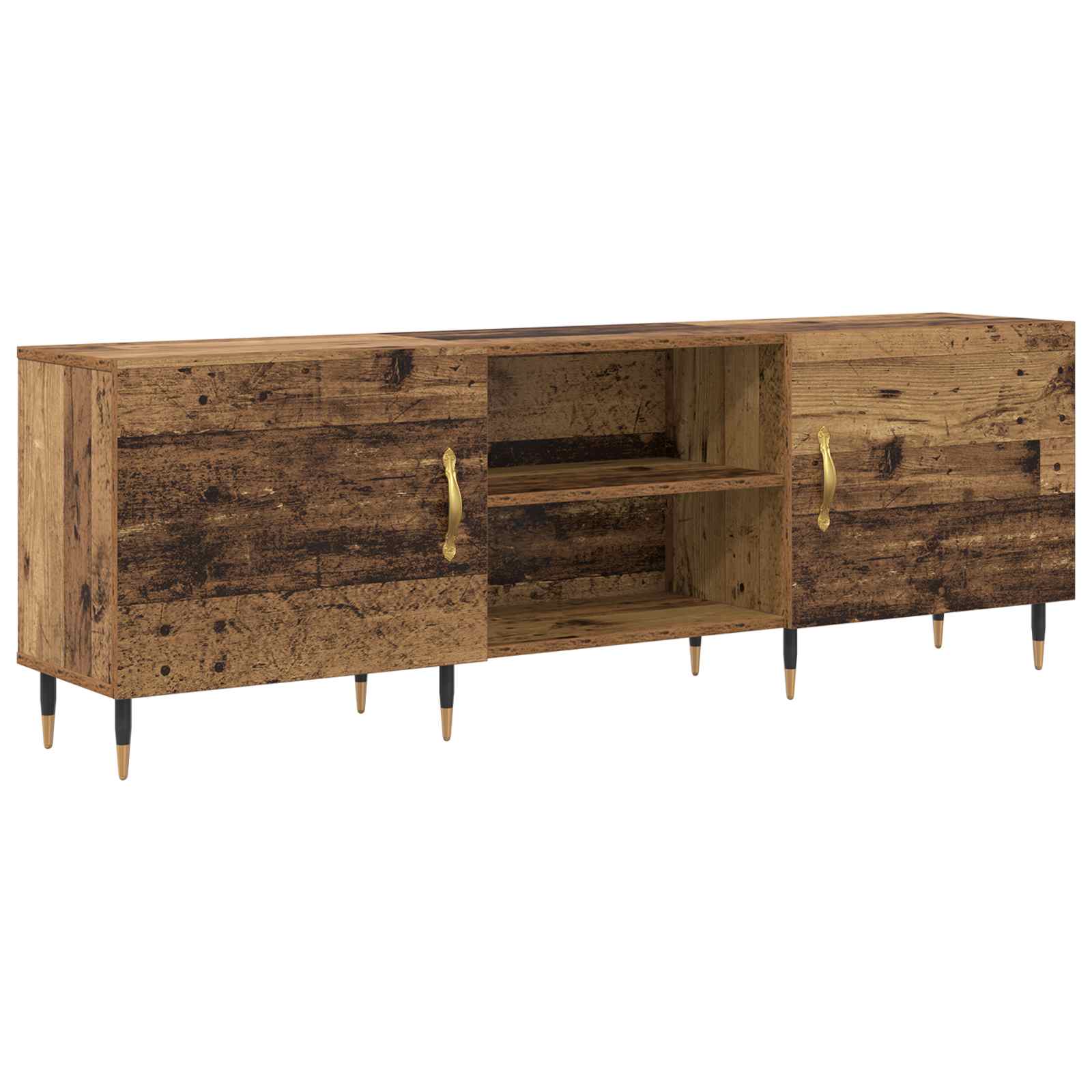Tv-Skåp Gammalt Trä 150 X 30 X 50 Cm Konstruerat Trä