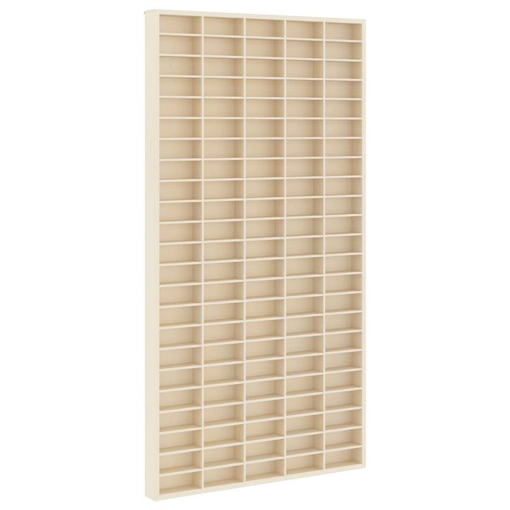 Väggdisplay Med Hylla Beige 50 X 4,5 X 96 Cm Konstruerat Trä