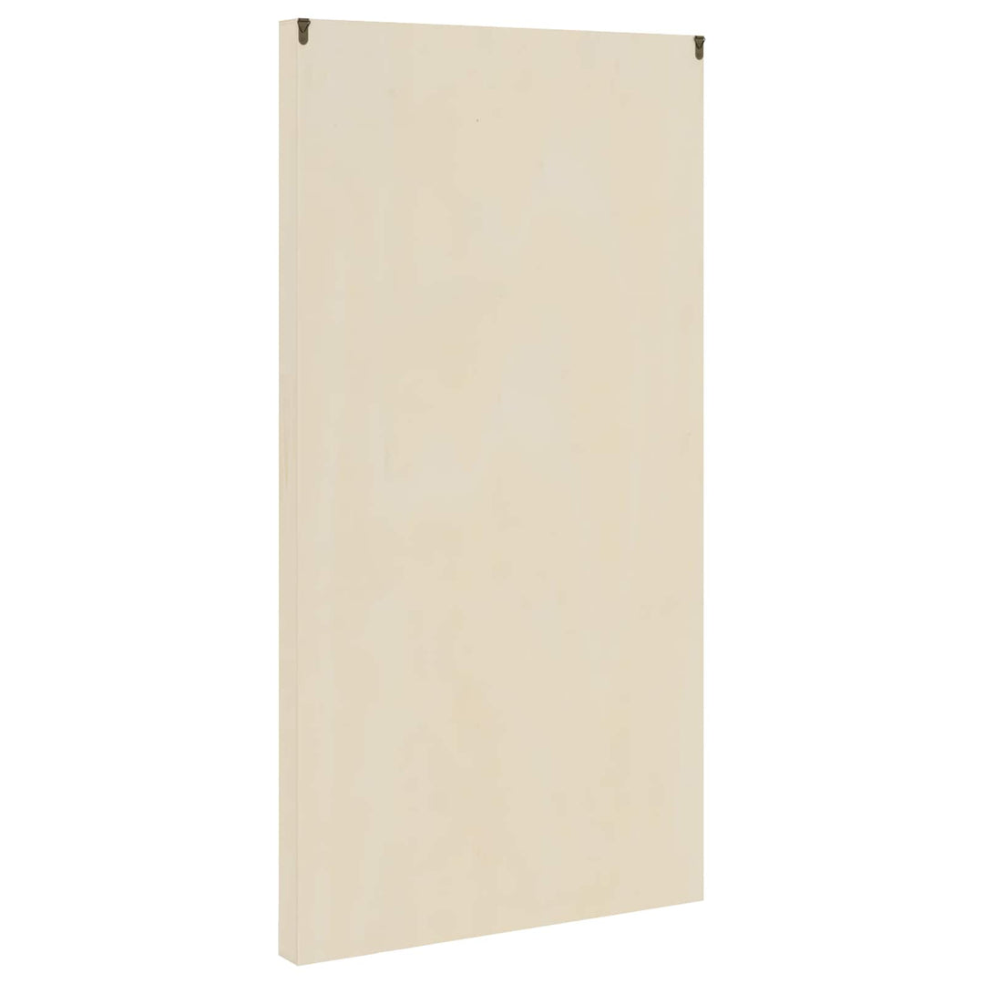 Väggdisplay Med Hylla Beige 50 X 4,5 X 96 Cm Konstruerat Trä