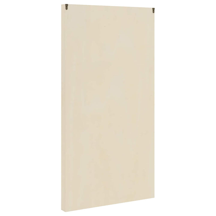 Väggdisplay Med Hylla Beige 50 X 4,5 X 96 Cm Konstruerat Trä