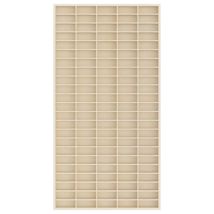 Väggdisplay Med Hylla Beige 50 X 4,5 X 96 Cm Konstruerat Trä
